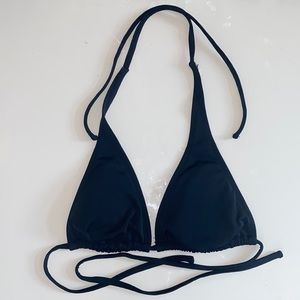 Gap Body Black Triangle Halter Bikini Top